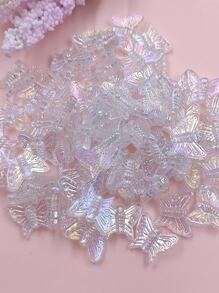 20pcs/set Butterfly Design DIY Bead - White - View 4