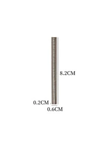 klimonla 50pcs Magnets Sizer For Length Measure For Acrylic Nails Cylindrical Strong Magnetic Multifunction Manicure Lodestone,Nail Supplies,Nail Tools,Nail Art Tools,Back To School,Nails,Nail Tools For Press On Nails - Silver - View 6