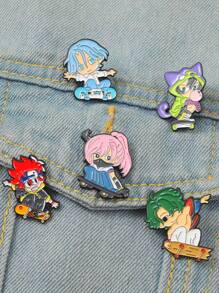 Anime colección esmalte pines Set costumbre con dibujos animados icono Broche con solapa distintivo