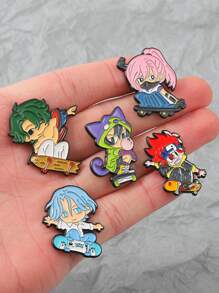 Anime colección esmalte pines Set costumbre con dibujos animados icono Broche con solapa distintivo