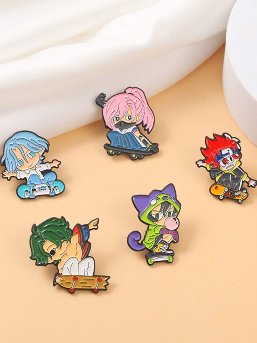 Anime colección esmalte pines Set costumbre con dibujos animados icono Broche con solapa distintivo