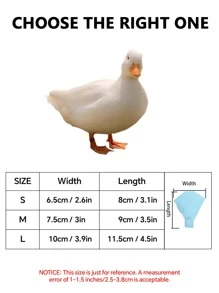 1 par Zapatos pato suela protección - Celeste - Ver 7