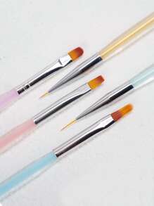 Beautizon Nailartlab 5支/包美甲笔，适用于美甲沙龙 - 彩色 - 查看 3
