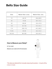 Mujer Cinturón con hebilla flor - Blanco - Ver 5