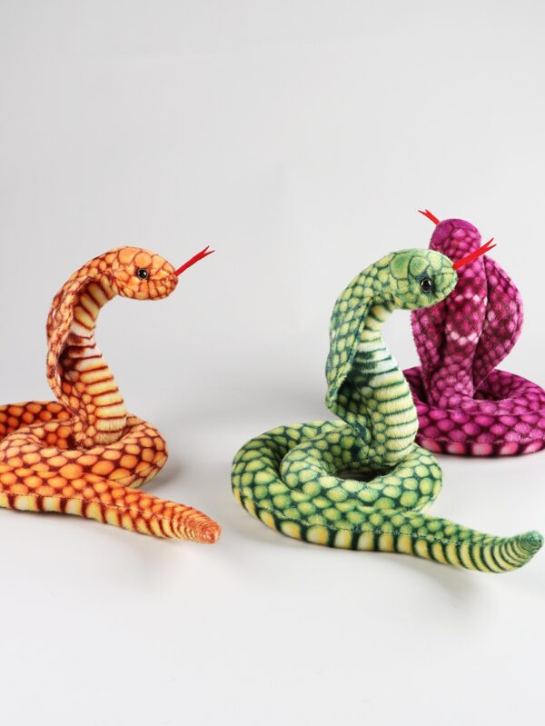 31.49 Pulgadas Juguete de peluche de serpiente Cobra realista, juguete ...