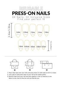 24pcs Almond Shaped False Nails With Jelly Gel And Nail File, Gradual Milky White To White Color Artificial Nails, Simple Mid-Length Oval Design Reusable Nails For Women, Girls, And Students. 1pc Jelly Gel And 1pc Nail File(Random Color) Included. Suitable For Medium Length Nails. Perfect For Daily Wear, Holiday Outfit, Beach Party, And Salon Wedding. - Multicolor - View 7