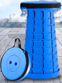 1 st bärbar hopfällbar campingpall - Blå - Visa 1