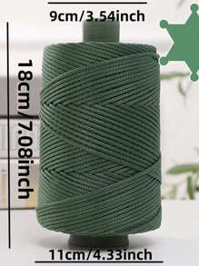 1roll Solid Color DIY Yarn - Coral Pink - View 2