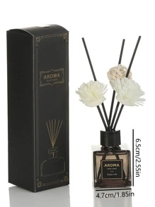 1 Bottle Of 50ML Gray Small Square Bottle Fire-Free Gardenia Essential Oil Aromatherapy Home - Multicolor - View 4