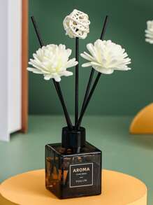 1 Bottle Of 50ML Gray Small Square Bottle Fire-Free Gardenia Essential Oil Aromatherapy Home - Multicolor - View 1