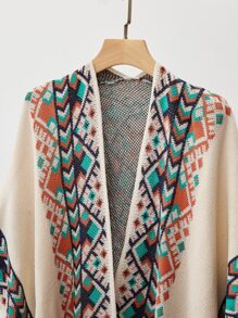 1 pieza de Capa Chal Borlas Boho para mujeres Accesorios de viaje para vacación invierno - Multicolor - Ver 2