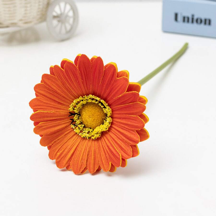 1pc Artificial Gerbera Flower Silk Daisy Bride Bouquet Home Wedding Party Decoration Fake