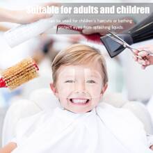 50入組眼罩，透明面部軟遮陽板，重複使用面罩淋浴護眼罩，適用於眉毛微刀片化妝理髮髮膠睫毛延長眼瞼手術後護理沙龍用品 - 無色 - 查看 5