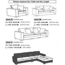 1pc Sofa Seat Cushion Covers, Sofa Cushion Slipcovers Stretch Velvet, Couch Cushion Covers For Universal Sofa Slipcover L Shape With Elastic Bands - Blue - View 3