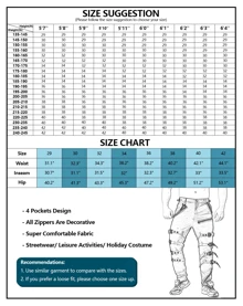 TRGPSG Men's Fashion Hiphop Rock Punk Gothic Pants Techwear Sport Hiking Riding Cotton Cargo Pants - 黑色 - 查看 4