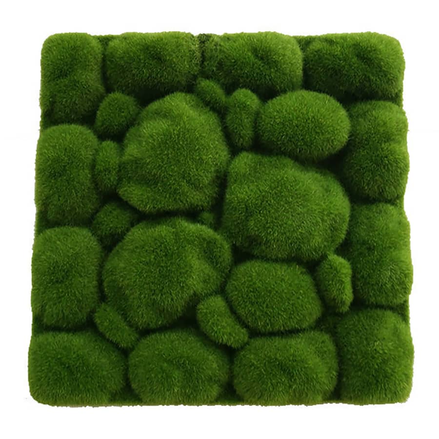 人造苔蘚仿真泡沫板綠色植物家居裝飾牆DIY微牆背景假苔蘚 - 綠色 - 查看 1