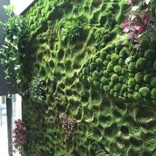 人造苔蘚仿真泡沫板綠色植物家居裝飾牆DIY微牆背景假苔蘚 - 綠色 - 查看 2