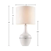 Textured Ceramic Table Lamp