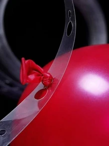 1 卷 5 米双孔气球链，透明气球链，适用于婚礼、求婚、周年纪念、生日、派对装饰、乳胶气球配件用品，适用于拱门、酒吧、商店 - 無色 - 查看 6