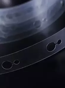 1 卷 5 米双孔气球链，透明气球链，适用于婚礼、求婚、周年纪念、生日、派对装饰、乳胶气球配件用品，适用于拱门、酒吧、商店 - 無色 - 查看 2