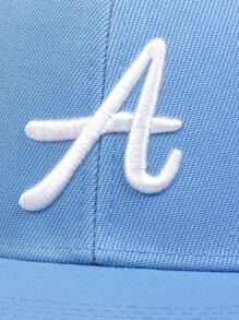 Men Letter Embroidered Baseball Cap For Spring And Autumn Daily Wear Street - Baby Blue - View 5