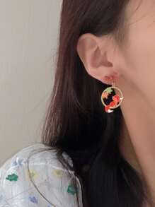 狐狸耳墜 - 彩色 - 查看 4