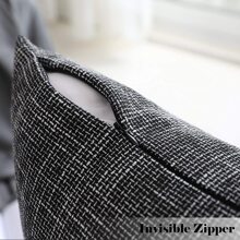 1pc Decorative Pillow Cover (No Filling): Artificial Linen Dual-Color Star Pillow Cover, Made With Special Crafted Bamboo Yarn Linen, Presenting A Vintage And Modern Style, Enhances Fabric Texture For Comfortable Lumbar Support And Relaxation. Classic Pattern Design With Distinct Color Combination, Suitable For Living Room, Bedroom, Office, Sofa, Bed, Car, Chair, And Window Sills. Also Can Be Used As A Gift.