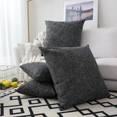 1 件装饰枕套（无填充）：人造亚麻双色星形枕套，采用特制竹纱亚麻制成，呈现复古与现代风格，提升面料质感，带来舒适的腰部支撑和放松体验。经典图案设计，色彩搭配独特，适用于客厅、卧室、办公室、沙发、床、车内、椅子和窗台。也可作为礼物赠送。