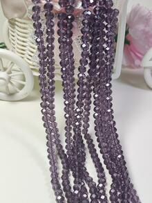 Hạt DIY phẳng - Màu tím  Violet - Xem 5