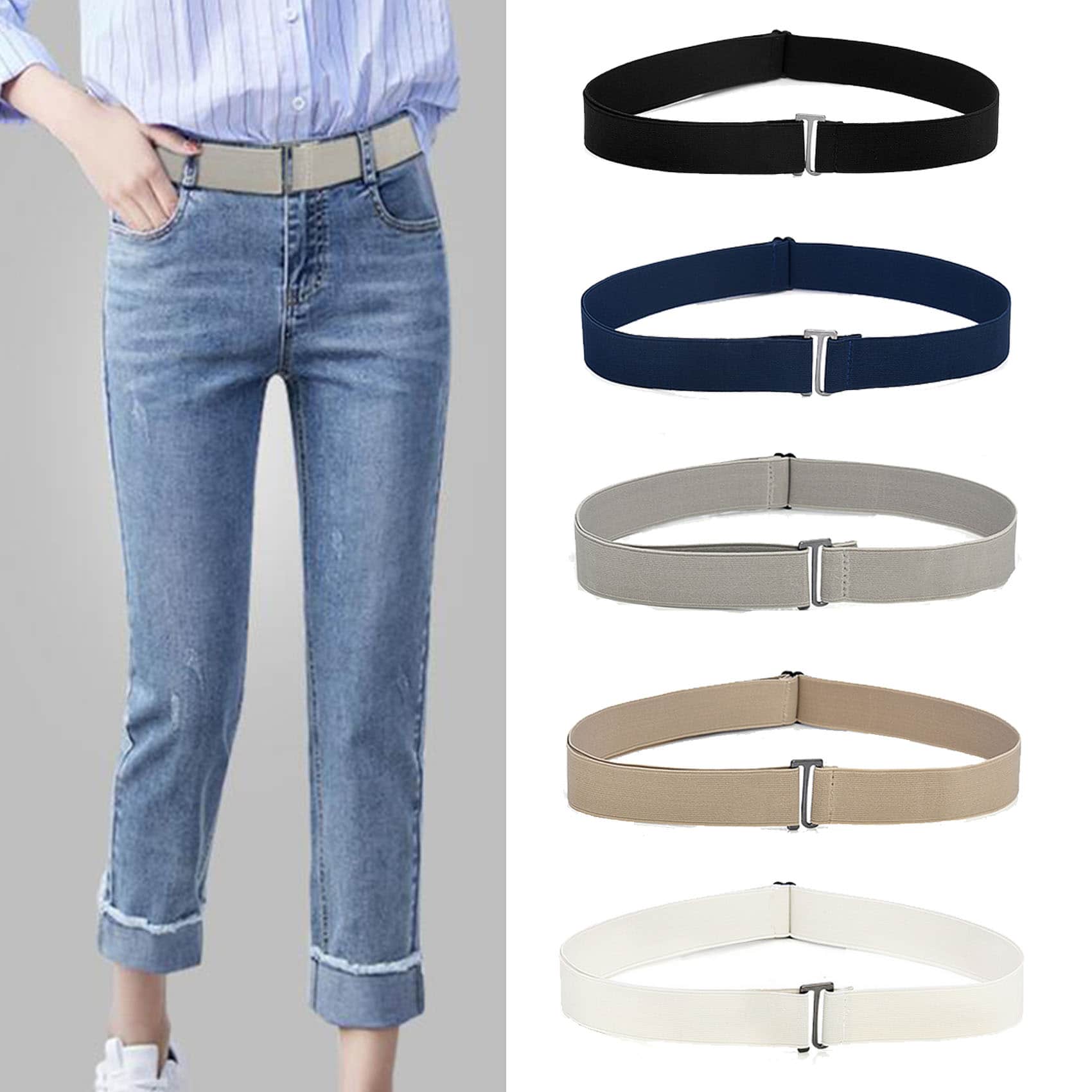 Minimalist Tape Belt - Black - View 1