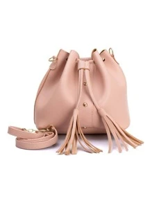 Women Shoulder Bags - 淺粉色 - 查看 4