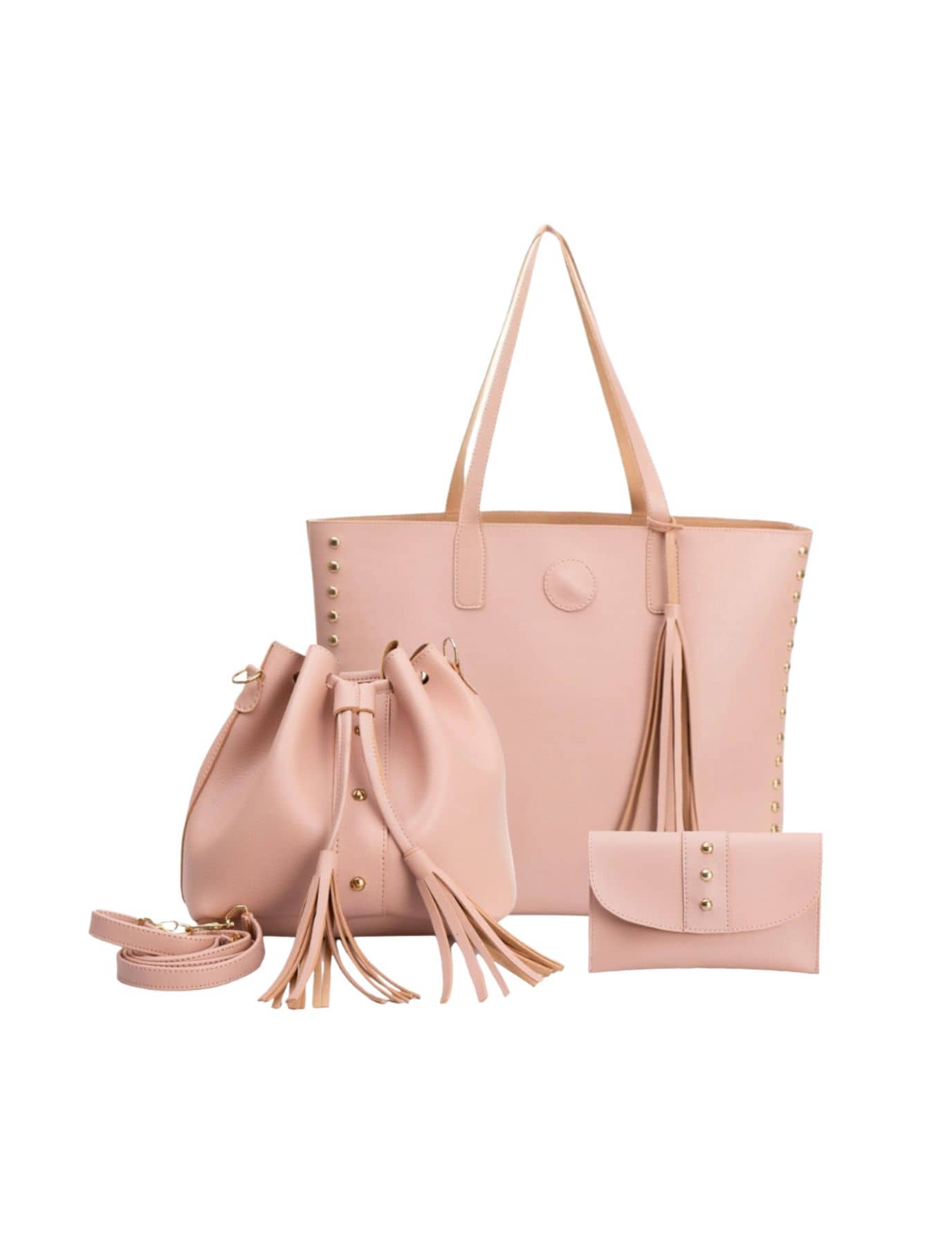 Women Shoulder Bags - 淺粉色 - 查看 1