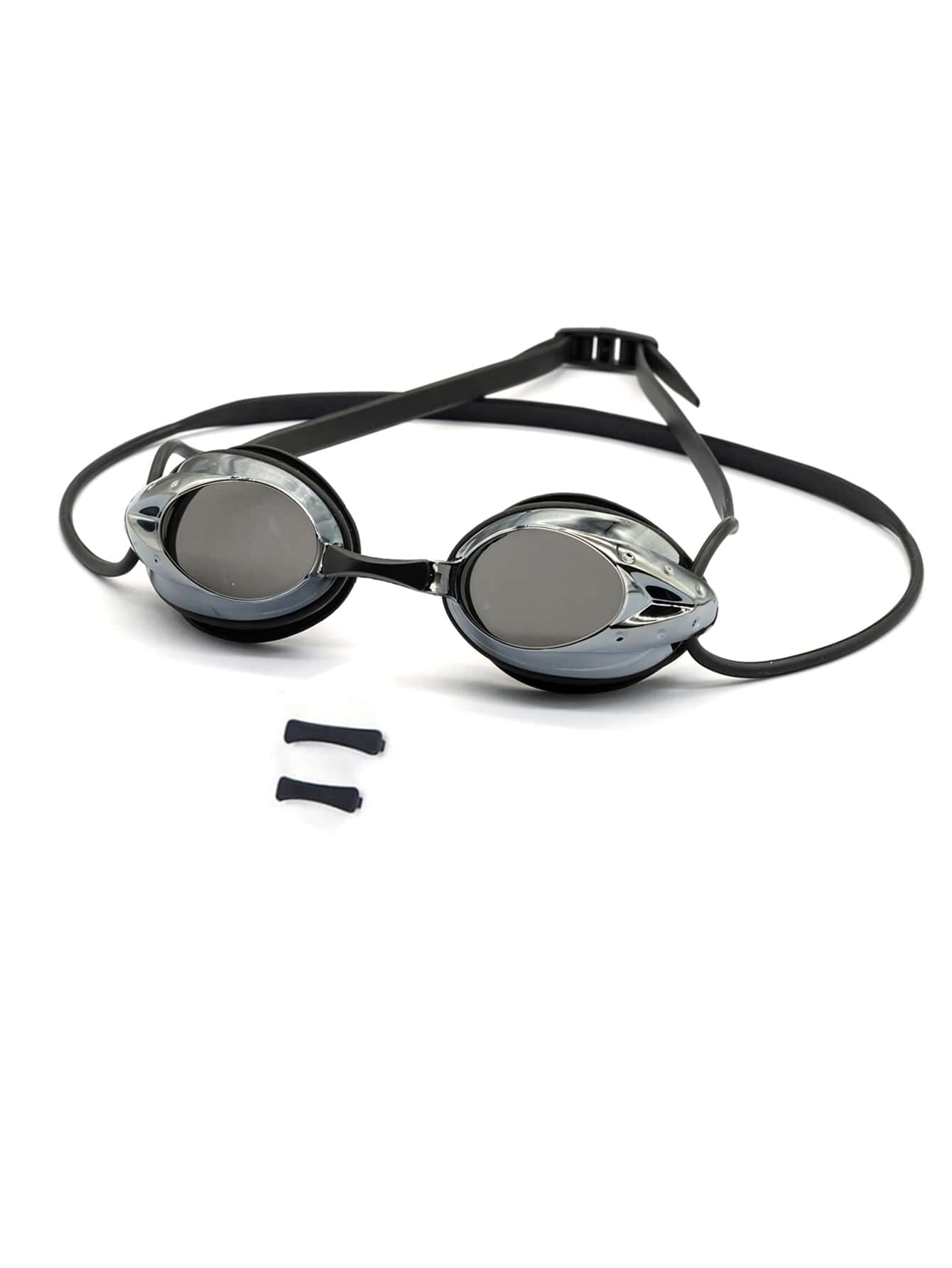 MYSTYLE Gafas de natación con protección UV gris de silicona - Gris - Ver 1