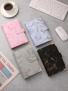 38 件 A6 PU 皮革预算夹笔记本钱包整理器，配有现金信封、预算表、自粘标签、文具用品返校、返校、学校用品、储蓄计划、双周储蓄计划、10000 储蓄计划、储蓄策略 - 黑色 - 查看 6