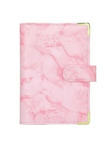 38 件 A6 PU 皮革预算夹笔记本钱包整理器，带现金信封、预算表、自粘标签、文具用品、返校、学校用品、储蓄计划、双周储蓄计划、10000 储蓄计划、储蓄策略 - 粉色 - 查看 7