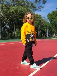 Toddler Boy Winter Coats - Mostaza Amarilla - Ver 2