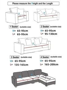 1入葉子圖案沙發套,彈性沙發套,全包圍沙發套,防塵家具保護套 - 深灰色 - 查看 3
