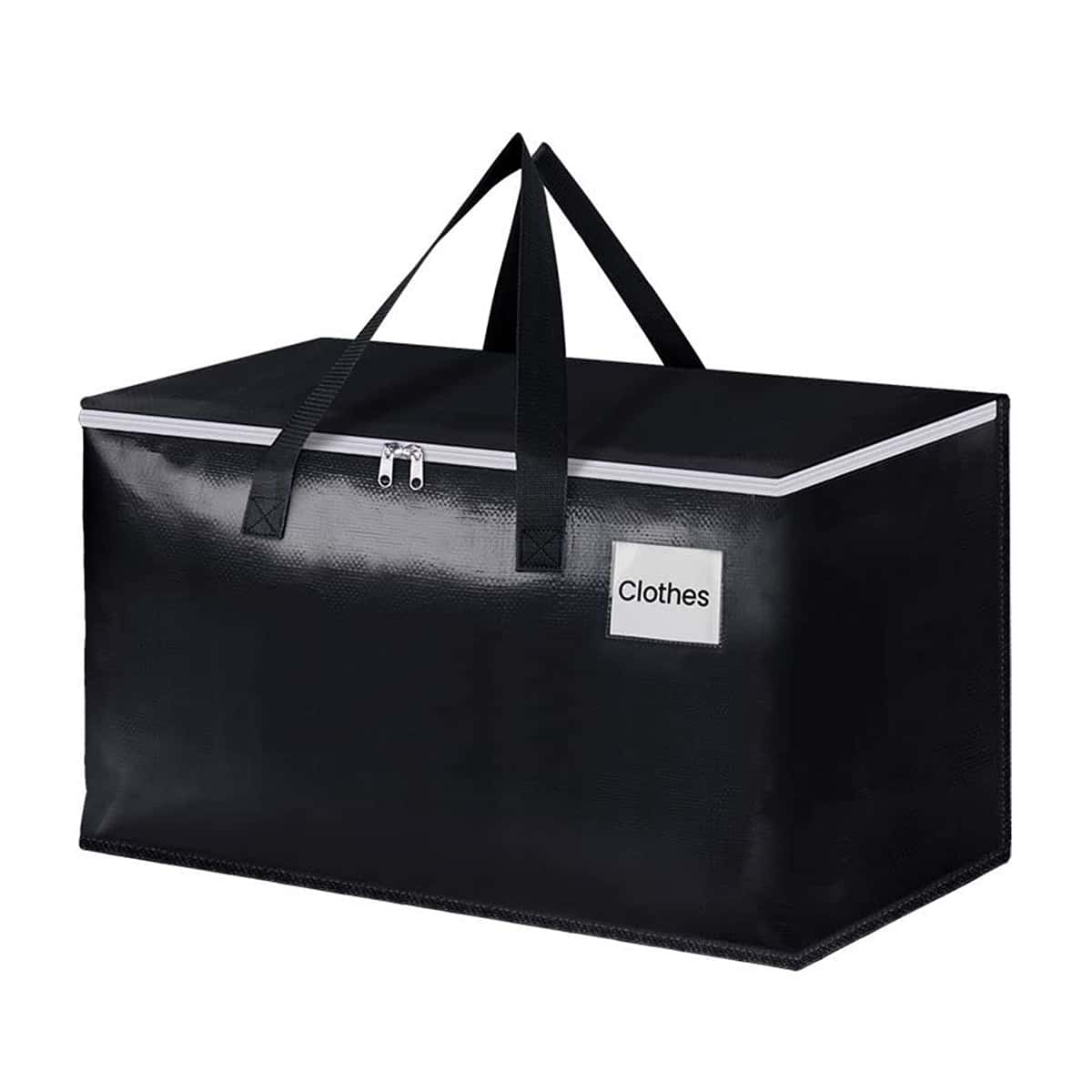 1 Pezzo Scatole Di Trasloco Borse Di Trasloco Ad Alta Resistenza Con Cerniere E Maniglie Resistenti, Forniture Per Trasloco Pieghevoli, Capacità Portante 20kg, Risparmio Di Spazio, Maniglie Di Trasporto Robuste Alternative Ai Contenitori Di Immagazzinaggio Per Imballaggio E Trasporto, 93l, 1pc Borsa Da Viaggio, Borsa Vacanze, Borsa Da Viaggio Fine Settimana, Borsa Da Pernottamento - nero - Visualizzare 1