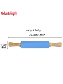 Rolling pin random color Air Fryer Silicone Liners, Reusable Air Fryer Silicone Pot, Non-Stick Rectangle Air Fryer Accessories, Dual Basket - Multicolor - View 3