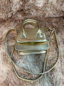 Women Satchels - 金色 - 查看 3