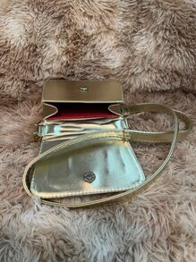 Women Satchels - 金色 - 查看 2