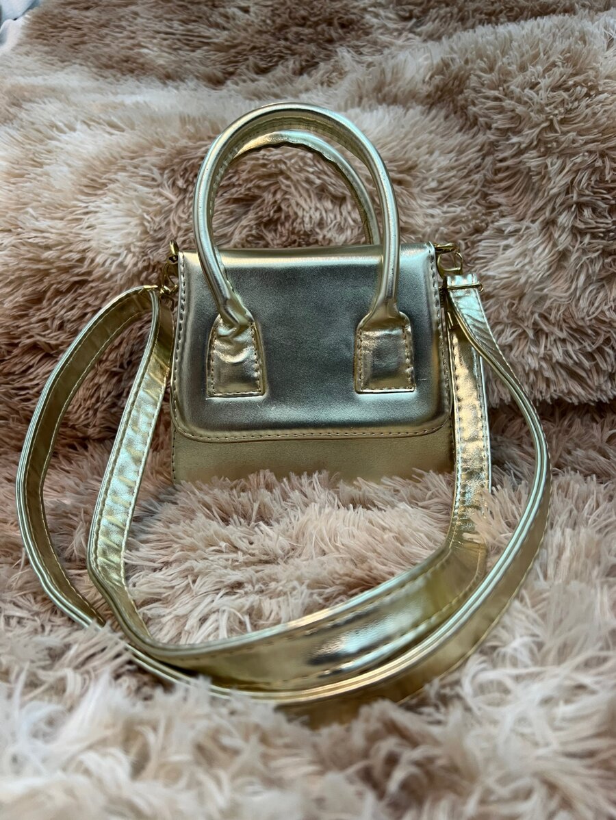 Women Satchels - 金色 - 查看 1