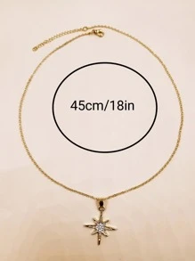 europeo y americano de moda popular mejores amigos Collar colgante Set