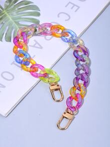 1pc Random Color Acrylic Bag Strap Bag Accessories DIY Accessories Adjustable Replacement Shoulder Strap Stylish Durable - Multicolor - View 4