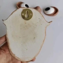 4pcs Creative Tree Face Outdoor Garden Decoration - Multicolor - View 6