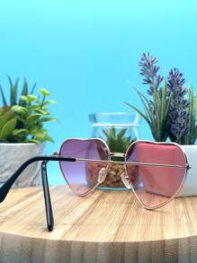 Kids Fashion Glasses - 玫紅色 - 查看 2