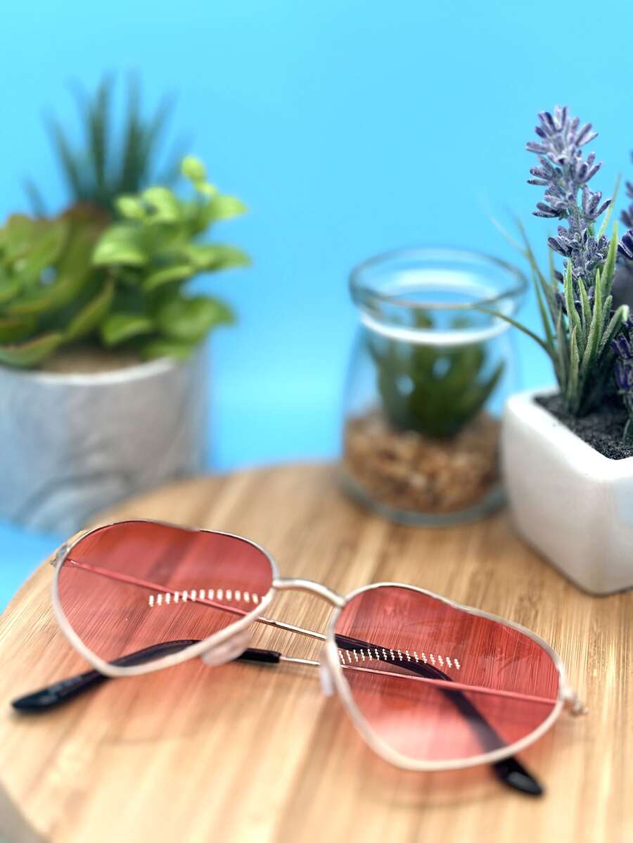 Kids Fashion Glasses - 玫紅色 - 查看 1