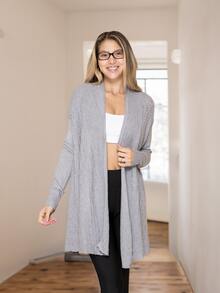 Women Cardigans - Màu Xám nhạt - Xem 1