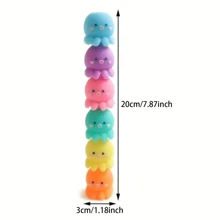 1pc 5-in-1 cute Octopus Highlighter marker pen,For Mark Key Points Drawing