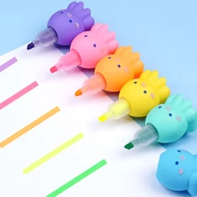 1pc 5-in-1 cute Octopus Highlighter marker pen,For Mark Key Points Drawing